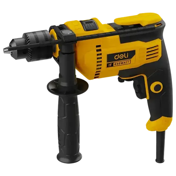  Deli Tools DL-CZ13-E5 - Electric Impact Drill - 13mm - 650W - Yellow 