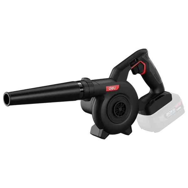 Deli Tools DE820Z - Cordless Jobsite Air Blower - 20V - Black 
