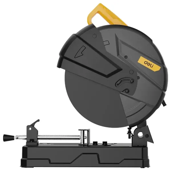  Deli Tools DC730 - Electric Metal Cutting Saw, 2300W, 355mm Disc - Yellow 