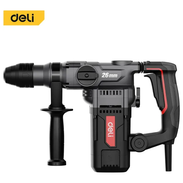  Deli Tools DC26-3E - Rotary Hammer Drill - 1100W - Black 