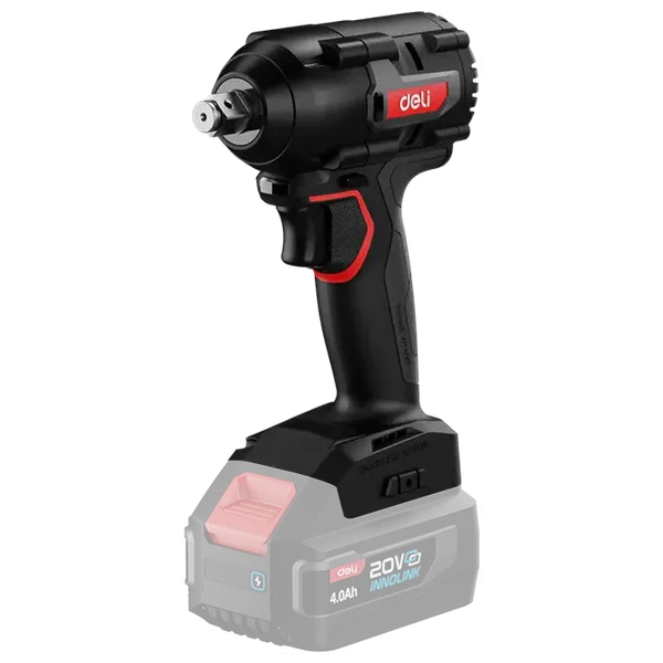  Deli Tools DE-BS20-1 - Cordless Brushless Impact Wrench - 350Nm - Black 