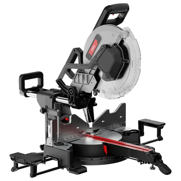  Deli Tools DE571 - Electric Miter Saw - 305mm - 2000W - Yellow 