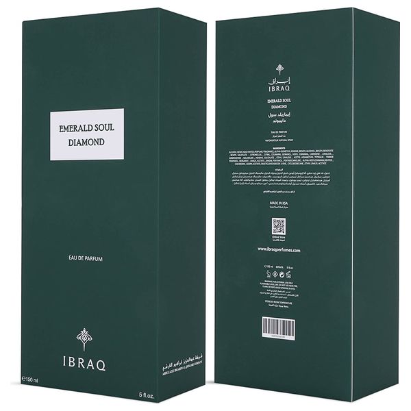  Emerald Soul Diamond by Ibrahim Al-Qurashi Unisex - Eau de Parfum, 150 ml 