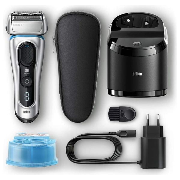  Braun Series 8 8390CC - Men’s Shaver - Silver 