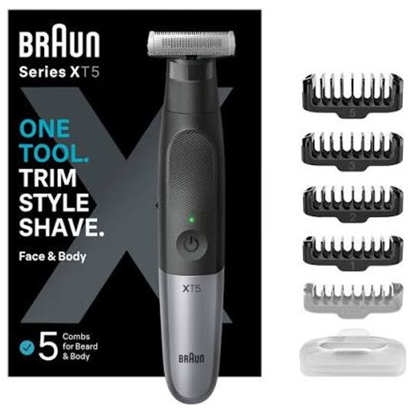  Braun Series  XT5 - Beard Trimmer - Black 