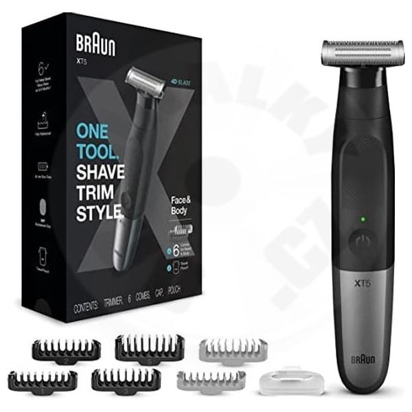  Braun Series  XT5 - Beard Trimmer - Black 