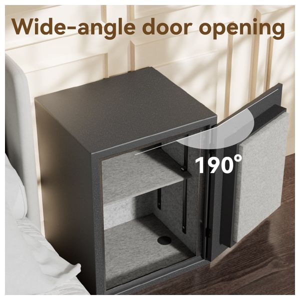  Deli Safe Digital Keypad Safe - 60x45x40 cm - Black 