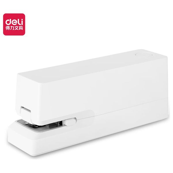  Deli TA750 Electric Stapler - Milky White 