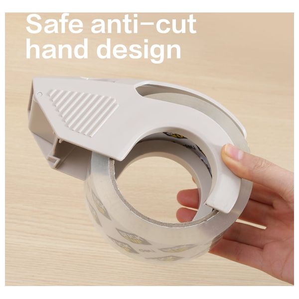  Deli AE695 - Packaging Tape Set - 48 mm × 60 m - Cutter - Transparent 