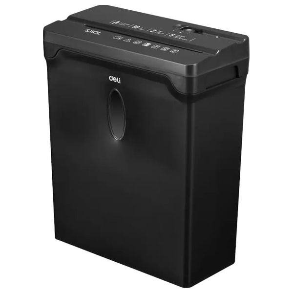 Deli Paper Shredder - 10L - Black 
