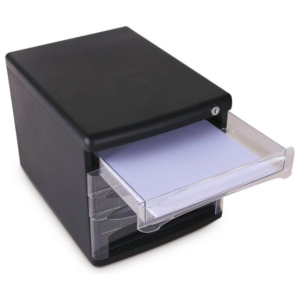  Deli 9794 File Cabinet 4-Drawer - Black 