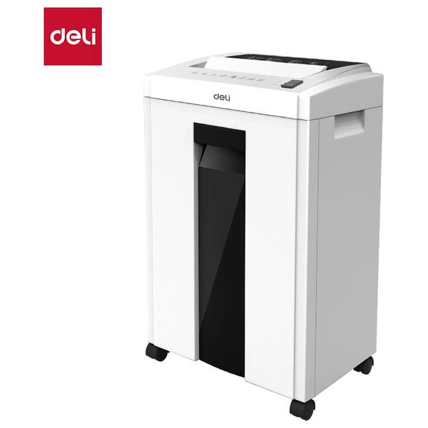  Deli T051 - Paper Shredder - 16 L - Continuous Shredding 10 Minutes - White 