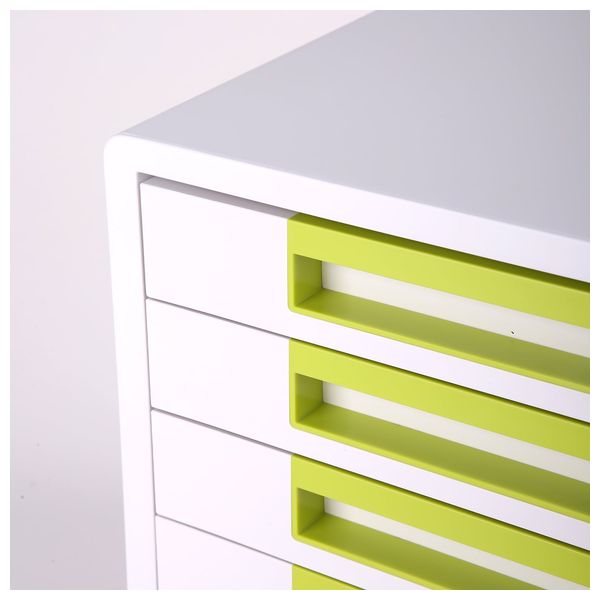  Deli Rio EZ01053 - Desktop File Organizer - 5 Drawer - Green 