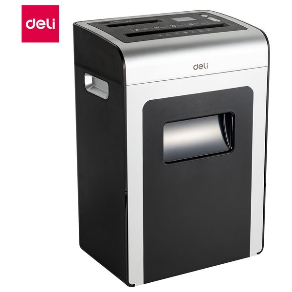  Deli - Paper Shredder - 31L - Continuous Shredding 10 Minutes - Black 