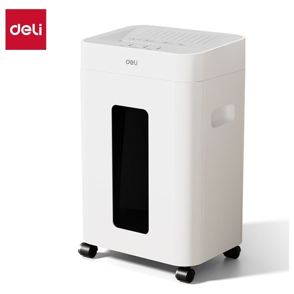  Deli T058 - Paper Shredder - 23 L - Continuous Shredding 30 Minutes - White 