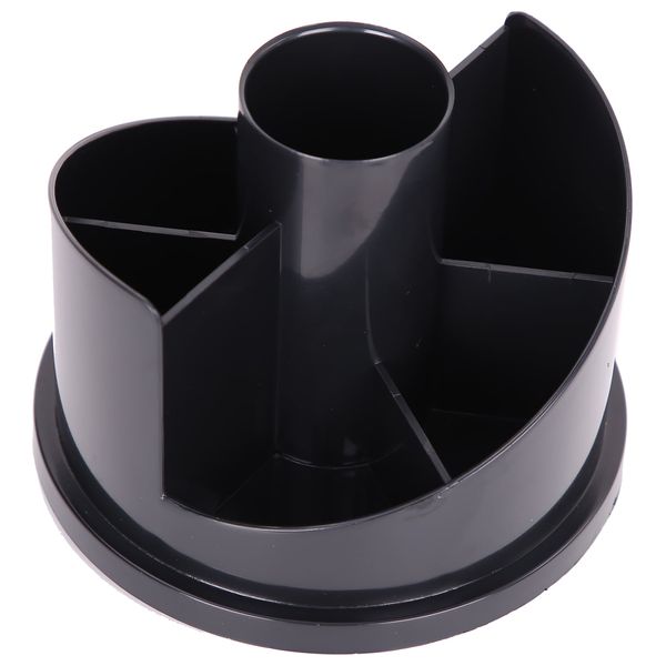  Deli Rotary Desk Organizer 38251A - Black - 38251A 