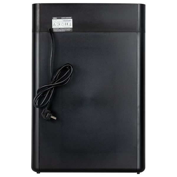  Deli - Paper Shredder - 31L - Continuous Shredding 10 Minutes - Black 