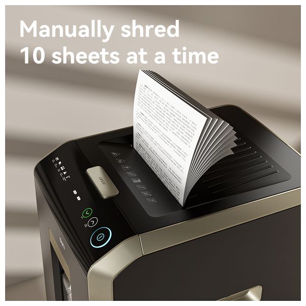  Deli T088 - Automatic Paper Shredder - 200 Sheets - Black 