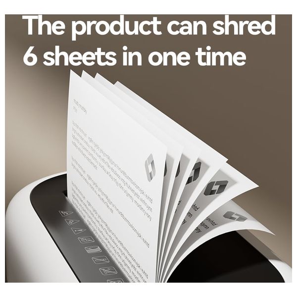  Deli ET001 - Paper Shredder - 15 L - Black 