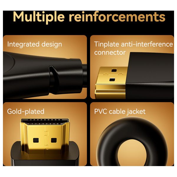  Deli - HDMI to HDMI Cable - 1.5m - Black 