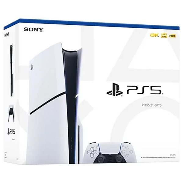  Sony PlayStation 5 Slim - American - 1 TB SSD - White 
