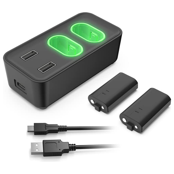  Dobe TYX-0665 Dual Charging Dock for Xbox Series X|S & Xbox One - 800mAh - Black 