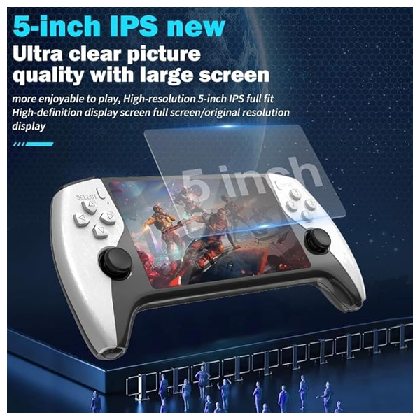  Sag Electronics SF3500 - Handheld Gaming Console - 5.5 Inch IPS Display - 64GB - Black 