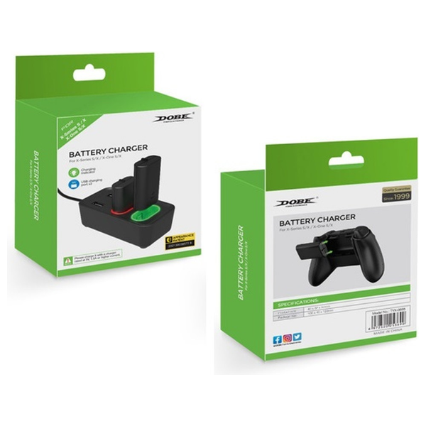  Dobe TYX-0665 Dual Charging Dock for Xbox Series X|S & Xbox One - 800mAh - Black 