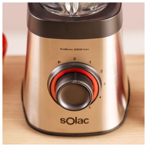  Solac ProMixter Glass Blender - 2000W - 1.75 L - Grey 
