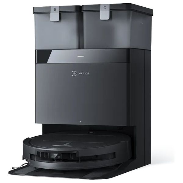  مكنسة الروبوت الذكية ايكوفاكس - T50 PRO Omni - بطارية 6400 مللي أمبير - تقنية AIVI 3D لتجنب العوائق - قوة شفط 15000 باسكال - أسود 