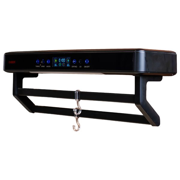  مجفف مناشف ذكي اوبر - تعقيم عميق بتقنية UV - هواء حار - TD220-B - اسود 