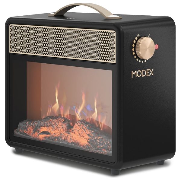  Modex FHR5000 - 1800W - Fireplace Electric Heater - Black 
