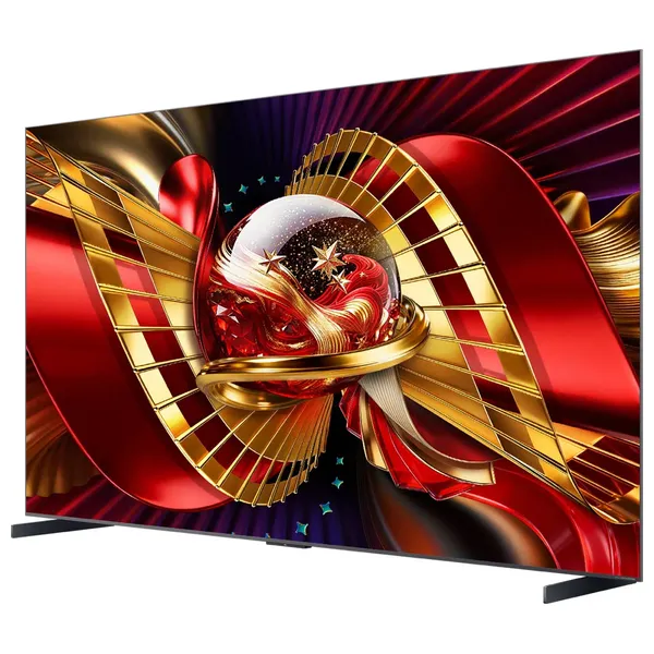  شاشة تي سي إل - 98 أنج - 4K - QLED - سمارت - 144 هيرتز - Google TV نظام - C8L - أسود + تي سي إل Z100-M - مكبر صوت ساوند بار - حجز مسبق 