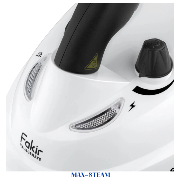  مكنسة بخارية فاكير - قوة 1500 واط - سعة خزان 0.5 لتر - MAX-STEAM-STEAM-CLEANER - أبيض 