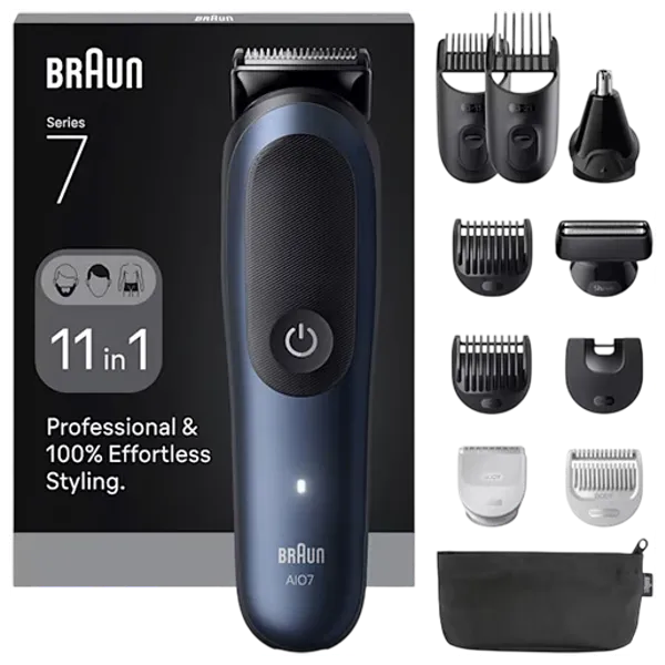  جهاز حلاقة شامل براون سيريس 7 - AIO7540 - أسود 