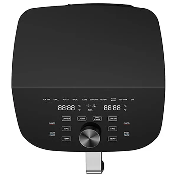  Midea MAD-110D4APK-IQ - Dual-Zone Smart Air Fryer - 1700W - 11L - Black 