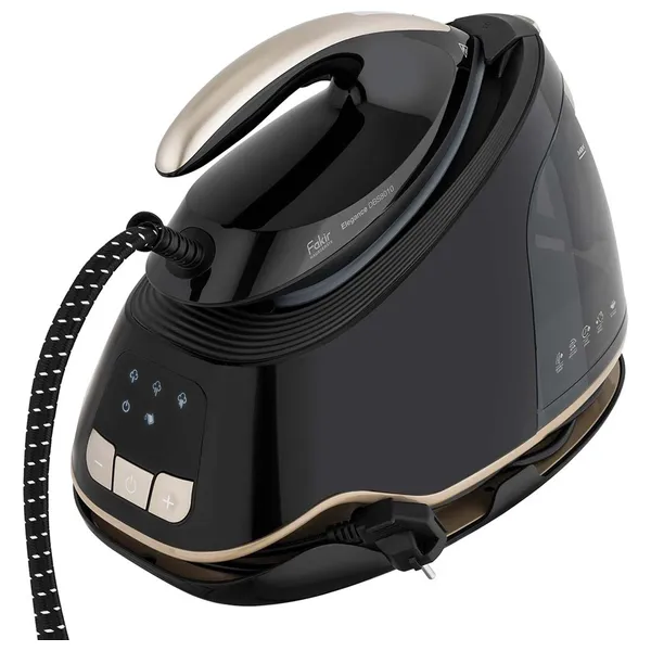  Fakir ELEGANCE-DBS8010 - Steam Iron - Steam Station - 3000 Watt - 1.5 Liter - Black/Gold 