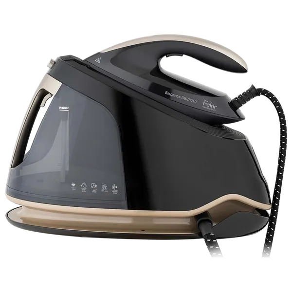  Fakir ELEGANCE-DBS8010 - Steam Iron - Steam Station - 3000 Watt - 1.5 Liter - Black/Gold 