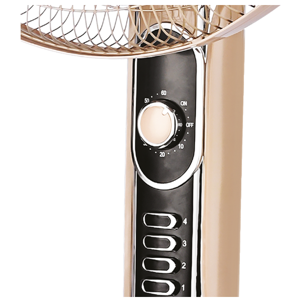  Newal FAN323 - Stand Fan - 5 Blades - 4 Speed Levels - Beige 
