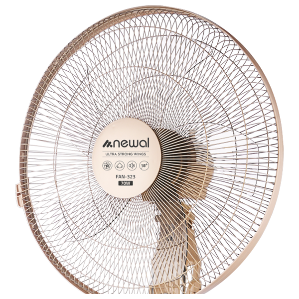  Newal FAN323 - Stand Fan - 5 Blades - 4 Speed Levels - Beige 