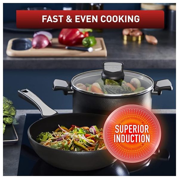  Tefal G2590622 - Frypan - Unlimited - 28 cm - Black 