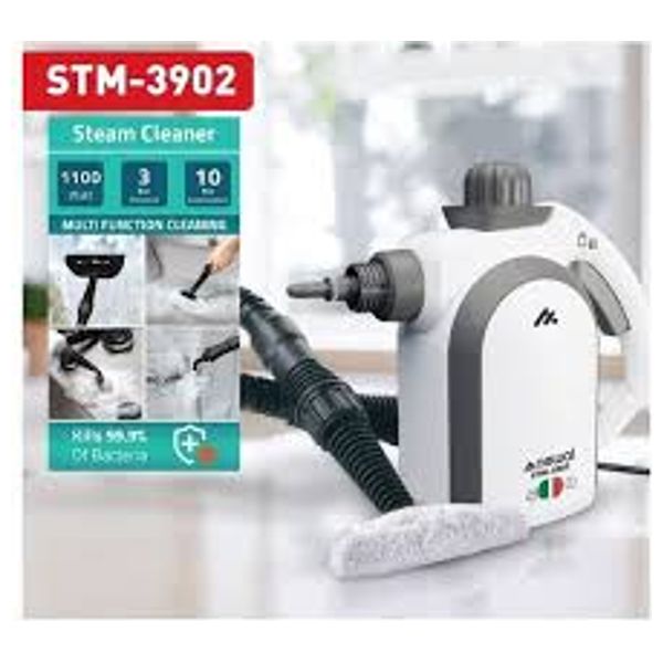 منظف بخاري محمول نوال - 1100 واط - 3 بار - STM-3902 - أبيض 