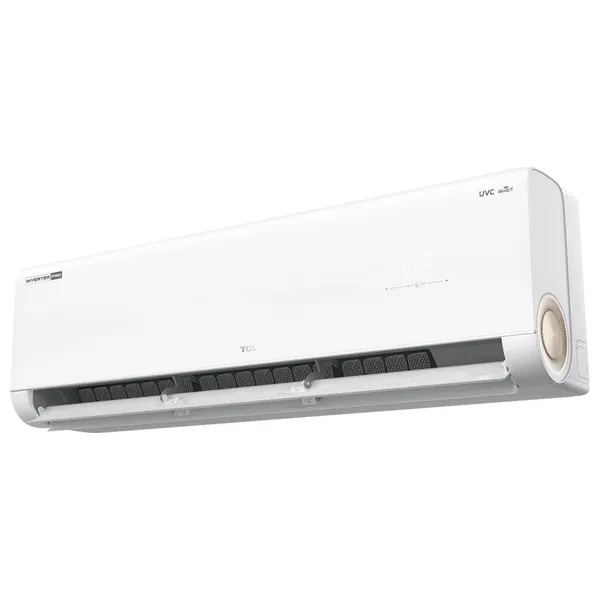  TCL TAC-18CHSD/MAV - Wall Mounted Air Conditioner - 1.5 Ton - Inverter - Cooling and Heating - 7-Level Ampere Control - White 
