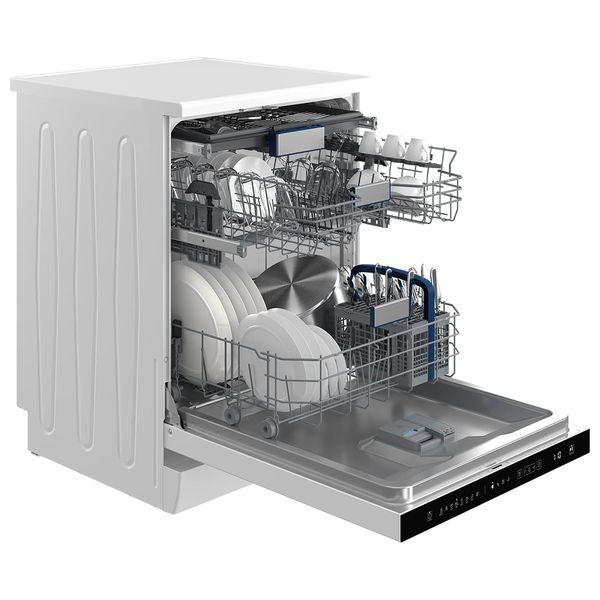  Hitachi HDF-F158CVW - Dishwasher - Freestanding - 15 Place Settings - Inverter - White 