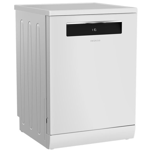  Hitachi HDF-F158CVW - Dishwasher - Freestanding - 15 Place Settings - Inverter - White 