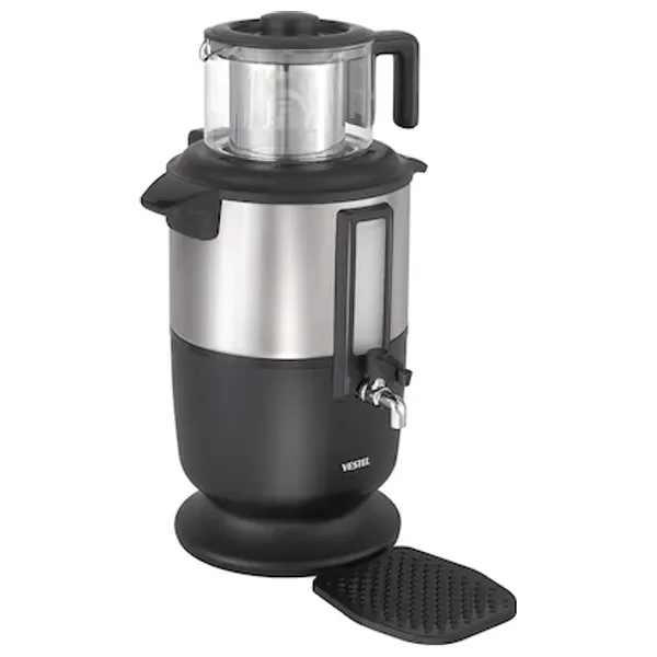  Vestel 4500-CX - Sefa Samovar - 2175 W - 1.2 Liter Teapot Capacity - Stainless Steel 