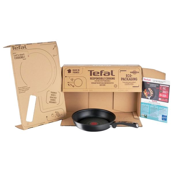  Tefal G2590622 - Frypan - Unlimited - 28 cm - Black 