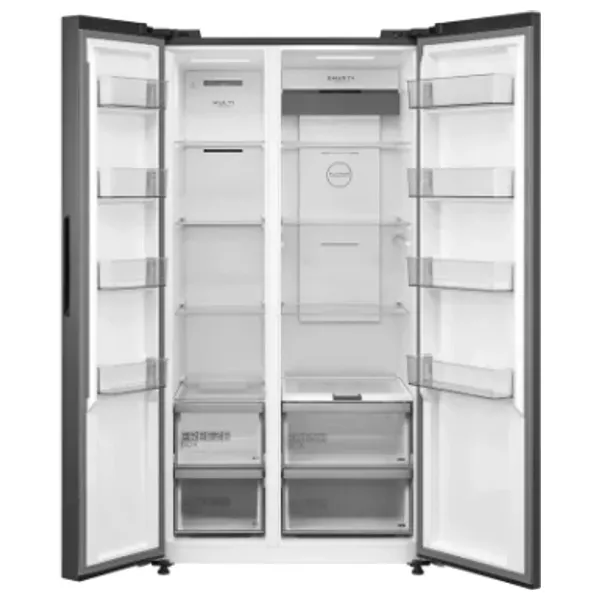  Midea MDRS791MYG46D - Side By Side Refrigerator - 592L - Inverter - No Frost - Steel 