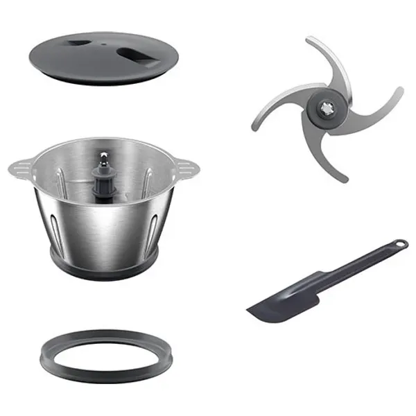 Kenwood CHP62.700SI - Electric Chopper - 500W - 1.2L - Stainless Steel 