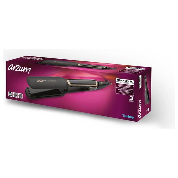  Arzum AR5035 - Hair Straightener - Wide Ceramic Plates - Black 